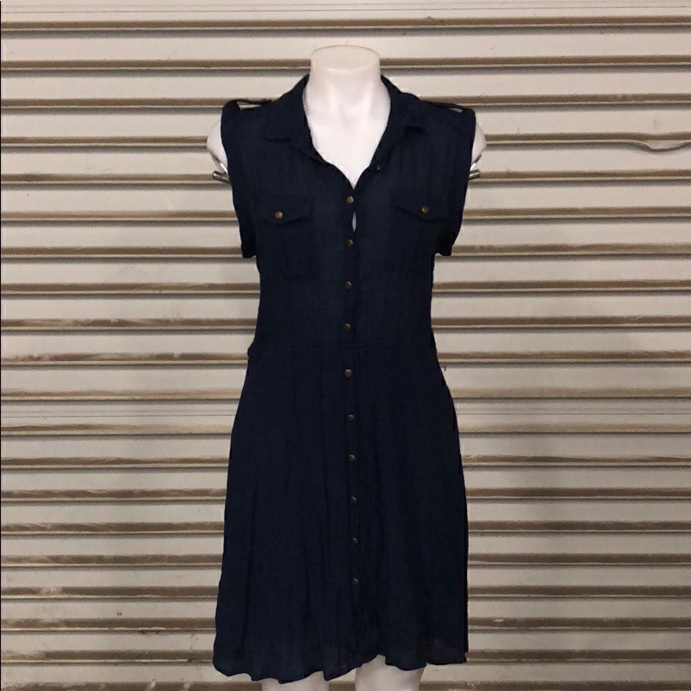 🛍️L8teR navy blue dress size Large
